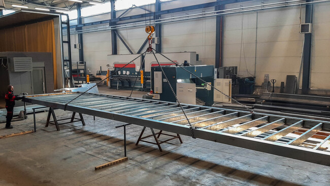 Lackierkabine 16 x 6 x 5m Lackierkabine 16 x 6 x 5m